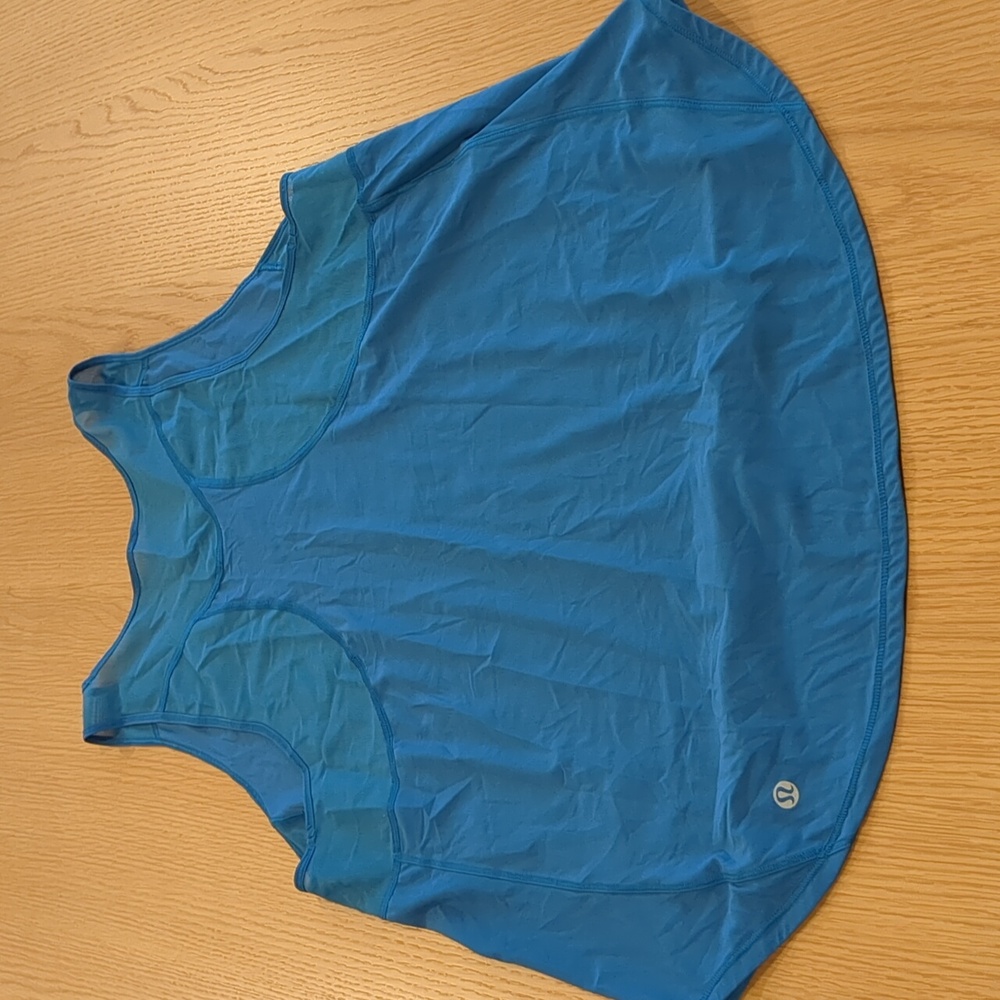 lululemon athletica Blue Tank Top